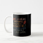 Frucht des Geistes Frucht Bunte Sommerferien Kaffeetasse (Links)