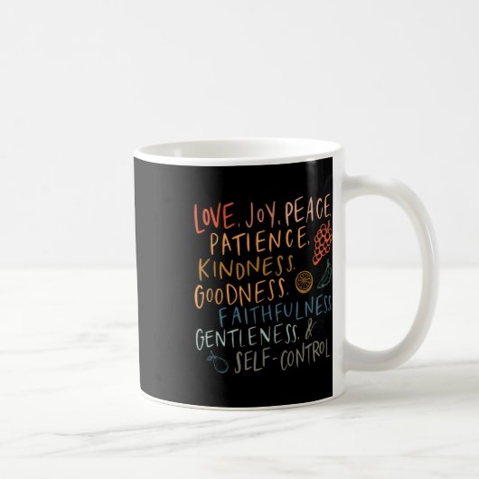 Frucht des Geistes Frucht Bunte Sommerferien Kaffeetasse (Rechts)