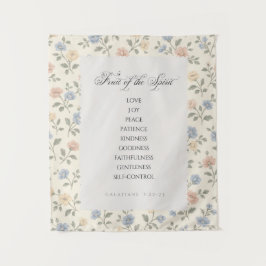 Frucht des Geistes Galater 5,22–23 Bibelvers Wandteppich