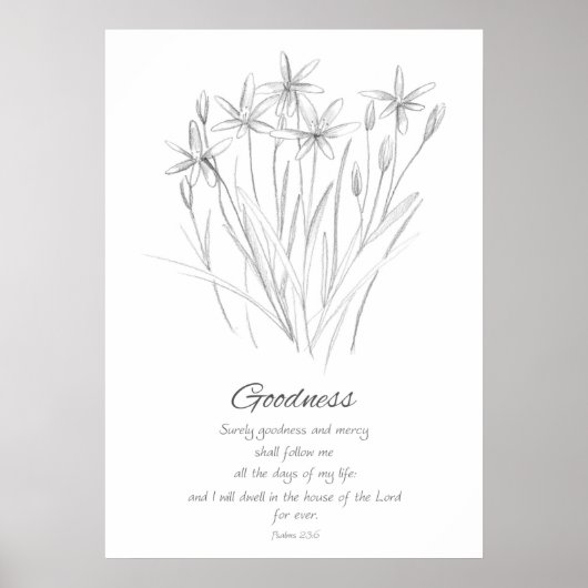 Frucht des Geistes Galater 5,22 Schrift Poster (Vorne)