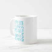 Frucht des Geistes Galater 5 Kaffeetasse (Vorderseite Links)