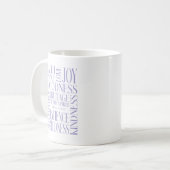 Frucht des Geistes Galater 5 Kaffeetasse (Vorderseite Links)