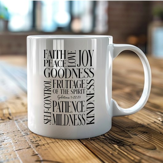 Frucht des Geistes Galater 5 Kaffeetasse