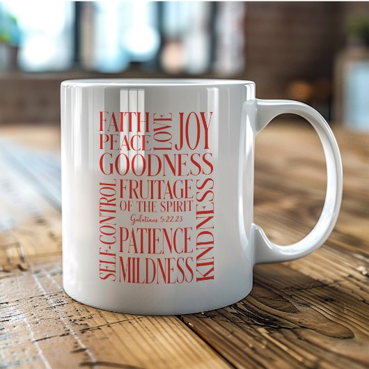 Frucht des Geistes Galater 5 Kaffeetasse