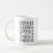 Frucht des Geistes Galater 5 Kaffeetasse (Links)