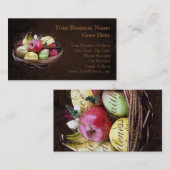 Frucht des Geistes, gemalter Brown-Korb Visitenkarte (Vorne/Hinten)