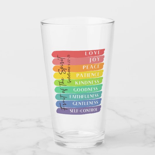 Frucht des Geistes Glas (Vorderseite)