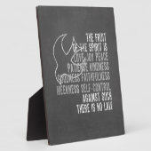 Frucht des Geistes-Halbpension Aussehen mit Taube Fotoplatte (Seite)