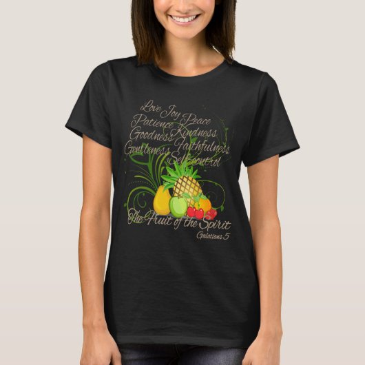 Frucht des Geistes, hübsche T-Shirt (Vorderseite)