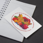 Frucht des Geistes Inspiration Postkarte