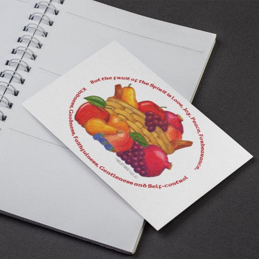 Frucht des Geistes Inspiration Postkarte