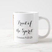 Frucht des Geistes, Inspirational christlicher Jumbo-Tasse (Rechts)