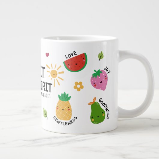 Frucht des Geistes Jumbo-Tasse (Rechts)