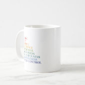 Frucht des Geistes Kaffeetasse (Vorderseite Links)