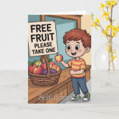 Frucht des Geistes: Kontrolle des Kindes Karte (Gelbe Blume)