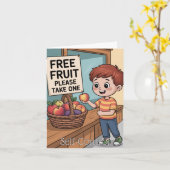 Frucht des Geistes: Kontrolle des Kindes Karte (Gelbe Blume)