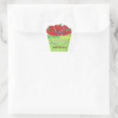 Frucht-des-Geistes-Korb Quadratischer Aufkleber (Tasche)