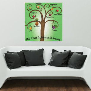 Frucht des Geistes Leinwand-Wandkunst Leinwanddruck