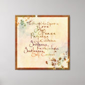 Frucht des Geistes Leinwanddruck (Vorderseite)