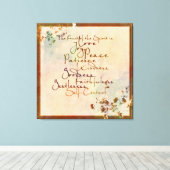 Frucht des Geistes Leinwanddruck (Insitu (Holzboden))