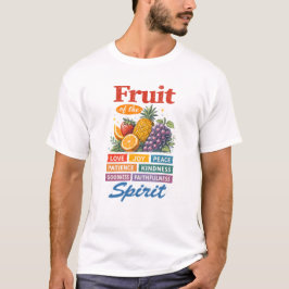 Frucht des Geistes – Liebe Freude Frieden Christli T-Shirt