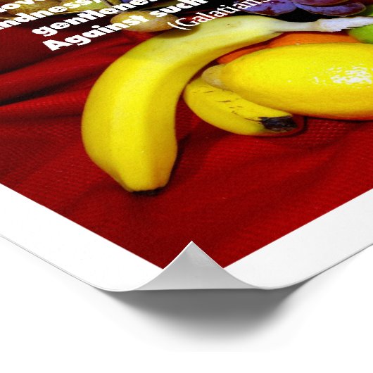 Frucht des Geistes Poster (Ecke)