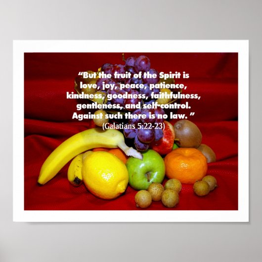 Frucht des Geistes Poster (Vorne)