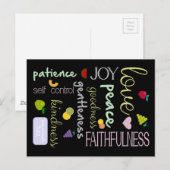 Frucht des Geistes Postkarte (Vorne/Hinten)