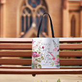 Frucht des Geistes rosa floral Tasche
