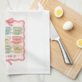 Frucht des Geistes rosa Geschirrtuch (Viertel Falte)