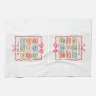 Frucht des Geistes rosa Geschirrtuch