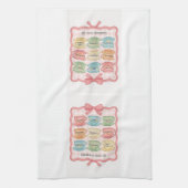 Frucht des Geistes rosa Geschirrtuch (Vertikal)