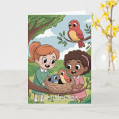 Frucht des Geistes: Sanftmut Kinder Karte (Gelbe Blume)