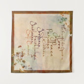 Frucht des Geistes Wandteppich (Vorderseite (Horizontal))