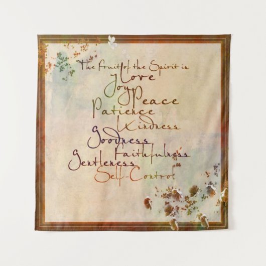 Frucht des Geistes Wandteppich (Vorderseite)