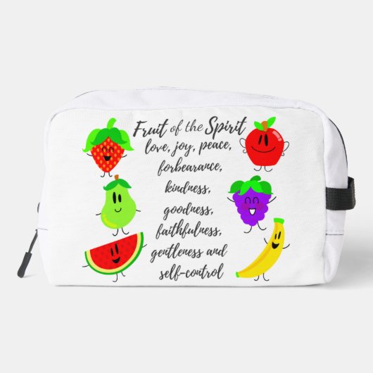 Frucht des Geistes Waschbeutel (Rückseite)