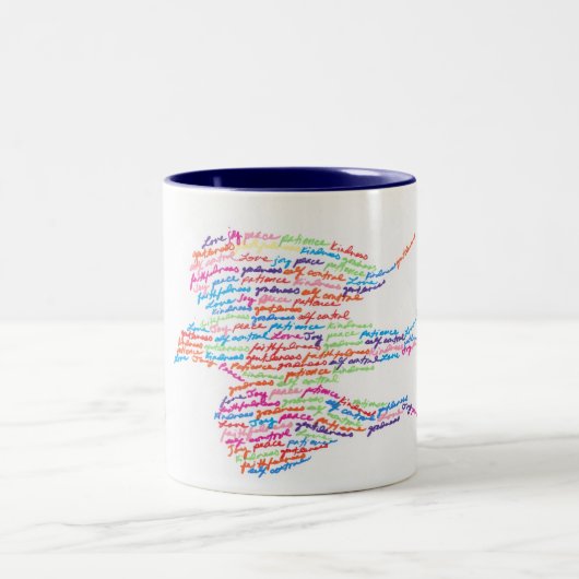 Frucht des Geistes Zweifarbige Tasse (Mittel)