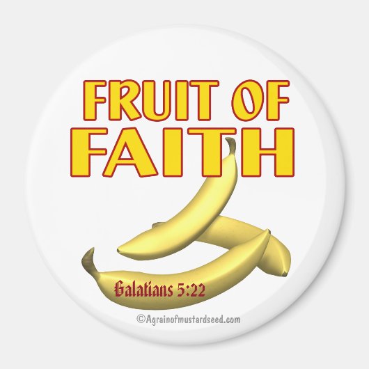 Frucht des Glaubens Magnet (Vorne)