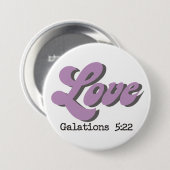 Frucht des Heiligen Geistes ~ Liebe ~ Button (Vorne & Hinten)