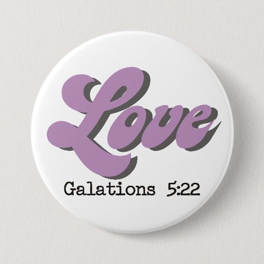Frucht des Heiligen Geistes ~ Liebe ~ Button (Vorderseite)