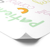 Frucht des Heiligen Geistes niedliches christliche Poster (Ecke)