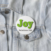 Frucht des Heiliger Geist ~ Freude ~ Button (Beispiel)