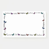 Frucht des Spirit Bible Verse Butterfly Post-it Klebezettel (Vorderseite)