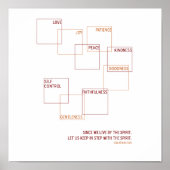 Frucht des Spirituosendrucks Poster (Vorne)