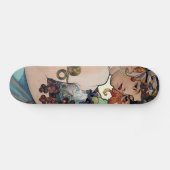 Frucht durch Alfons Mucha 1897 Skateboard (Horizontal)