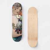 Frucht durch Alfons Mucha 1897 Skateboard (Vorderseite)