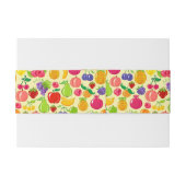 Frucht Einladungsbanderole (Rückseitenbeispiel)