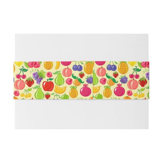 Frucht Einladungsbanderole (Rückseitenbeispiel)