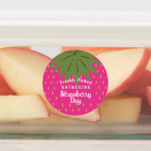 Frucht Erdbeere Etiketten (Befestigt)