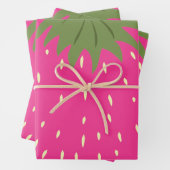 Frucht Erdbeere Geschenkpapier Set (Beispiel)